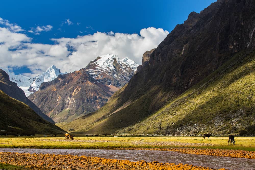 Andes Mountains - beautiful places to visit in Peru