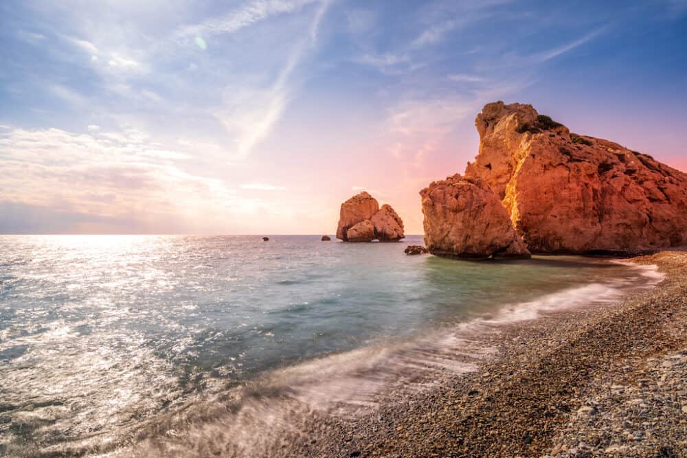 Aphrodite's Rock in Cyprus