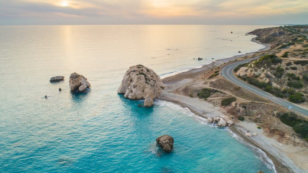 Aphrodite's Rock - stunning places to visit in Cyprus