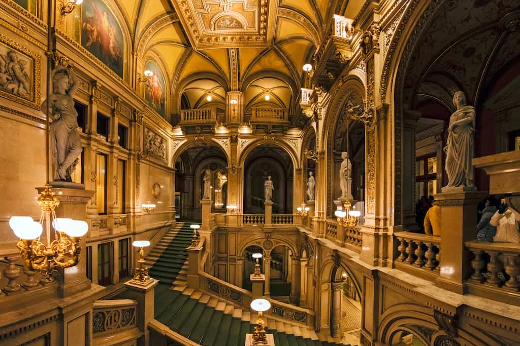 Beautiful Vienna opera house