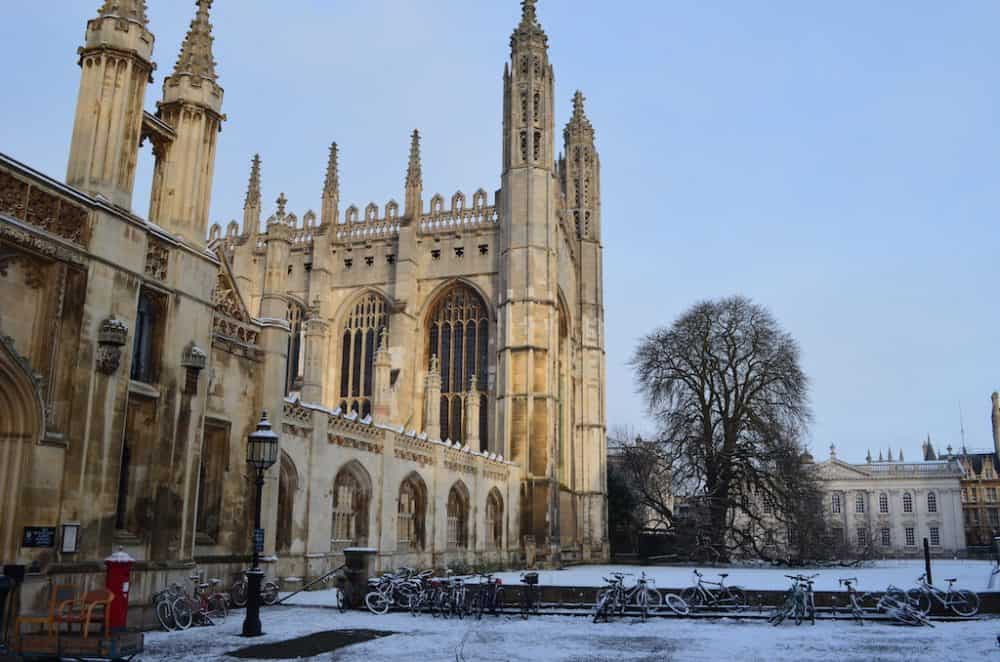 Cambridgeshire in the winter