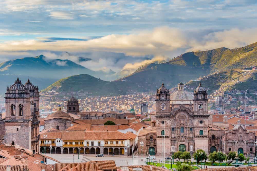 Beautiful Cusco city in Peru