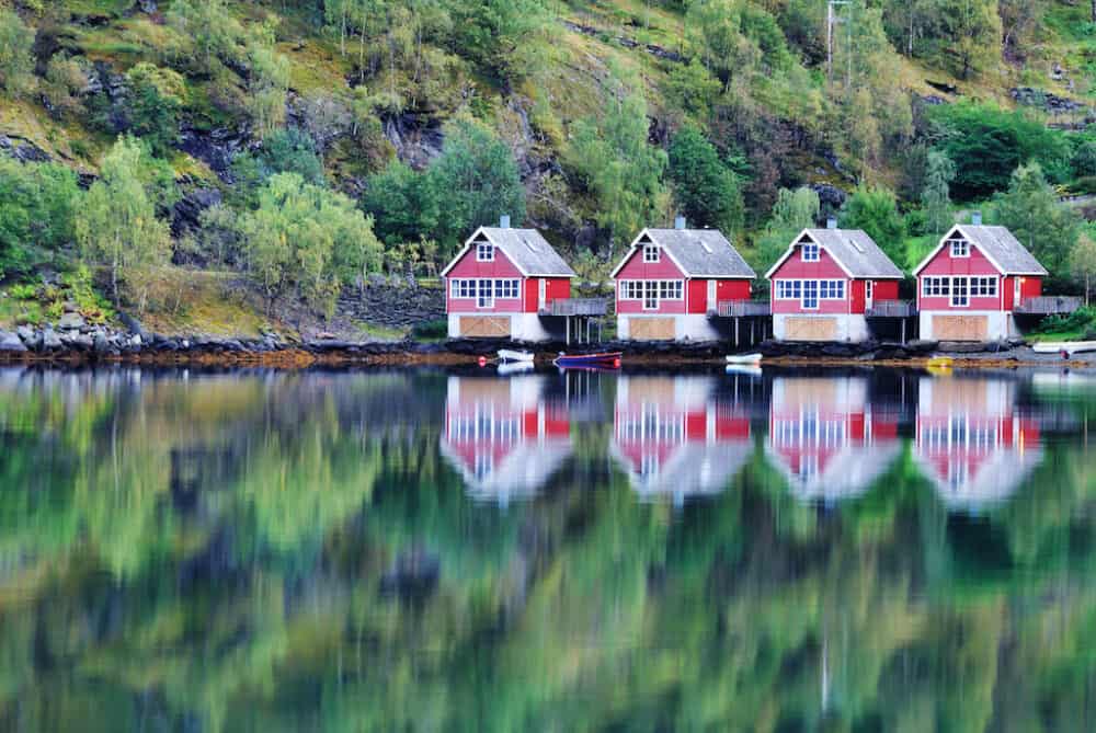 Pretty Flam village Norway