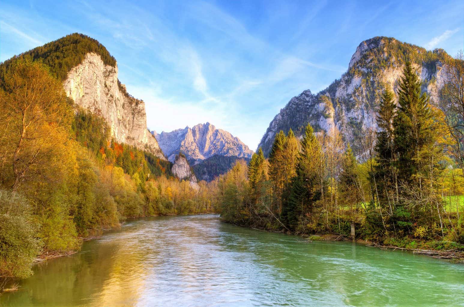 Gorgeous views of Gesaeuse National Park Austria
