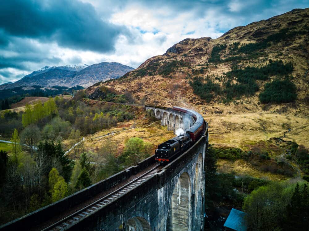 Glenfinnan Viaduct - great places to visit in Scotland