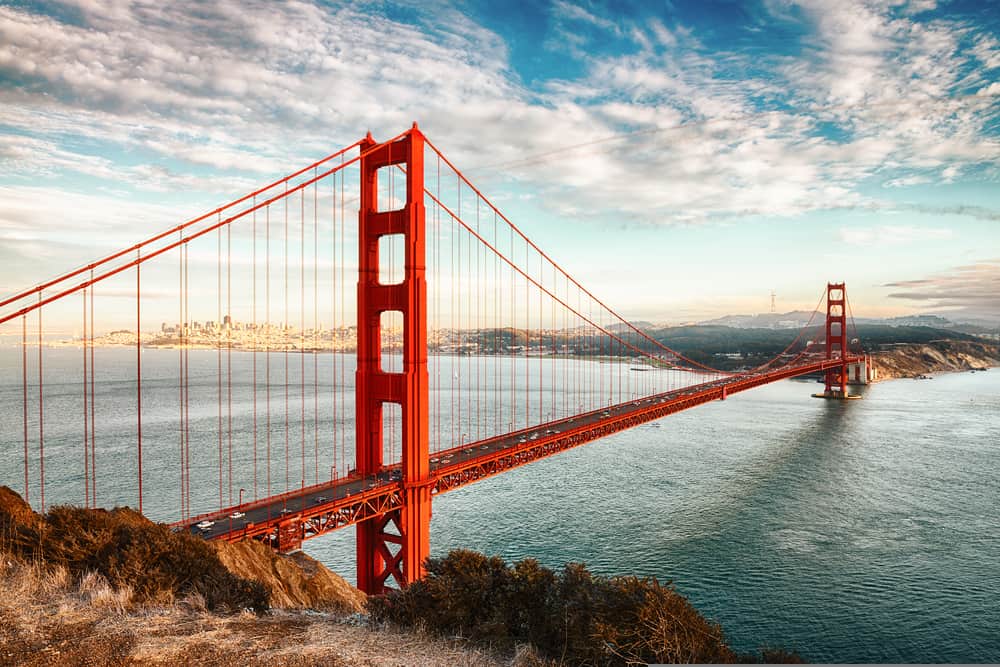 Golden Gate Bridge - great places to visit in the USA