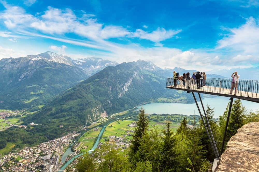 Interlaken in Switzerland - great places to visit in Switzerland
