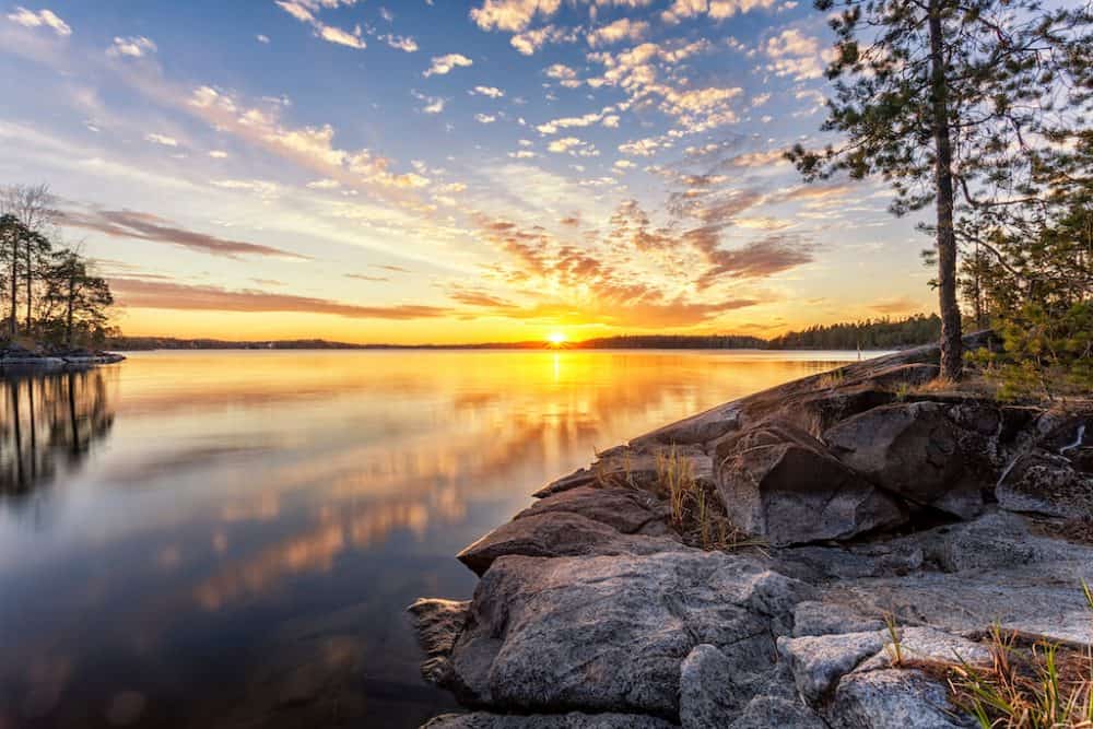 Lake Saimaa, Finland - one of the largest lakes in Europe