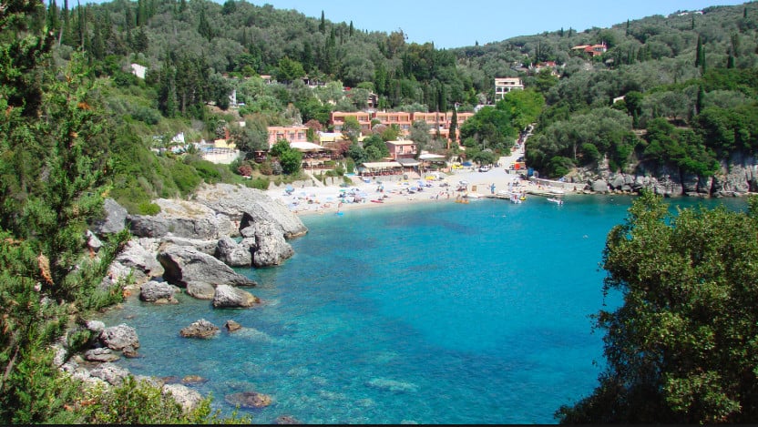 Liapades beautiful resort  in Corfu