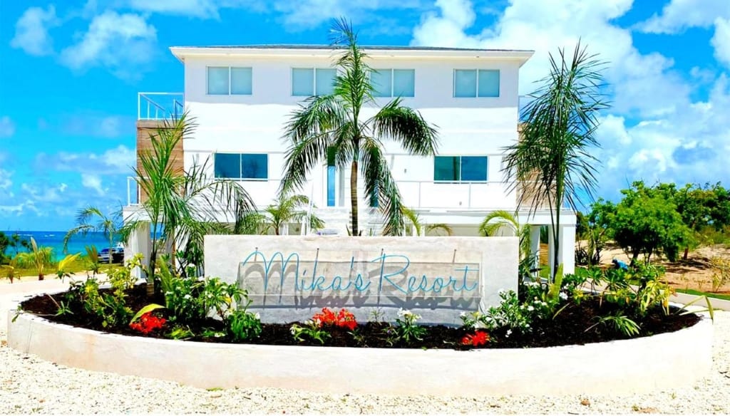 Mika's Resort - a modern, cool boutique accommodation located on the oceanfront featuring a private beach 