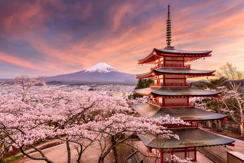 Mount Fuji - beautiful places to visit in Japan