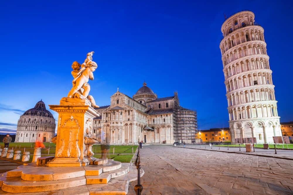 Leaning Tower of Pisa in Tuscany