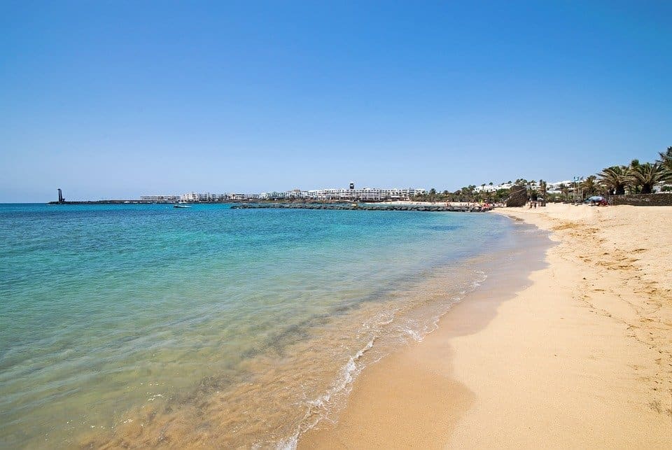 Playa Blanca beach in Lanzarote