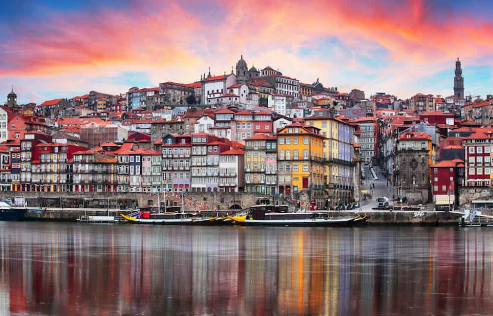 Beautiful view of Porto, Portugal