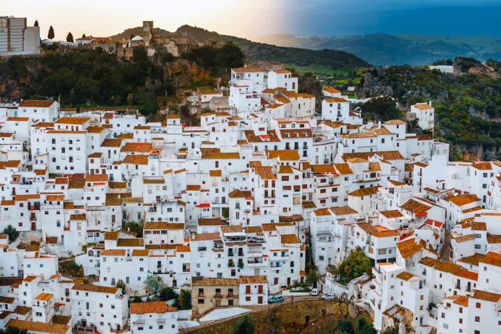 pueblo blanco villages - beautiful places to visit in Spain