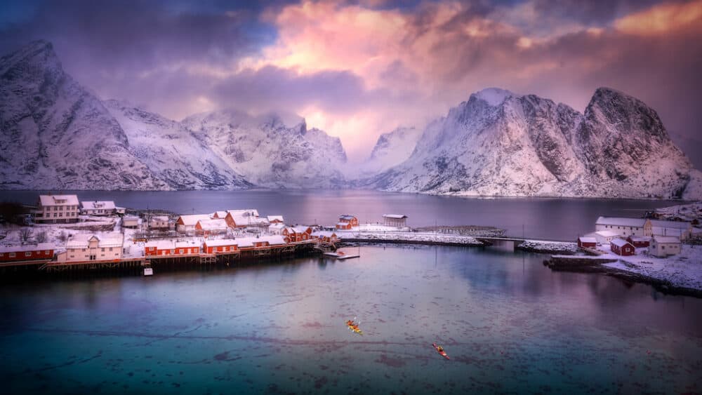 Reine - a beautifully picturesque fishing village in Norway