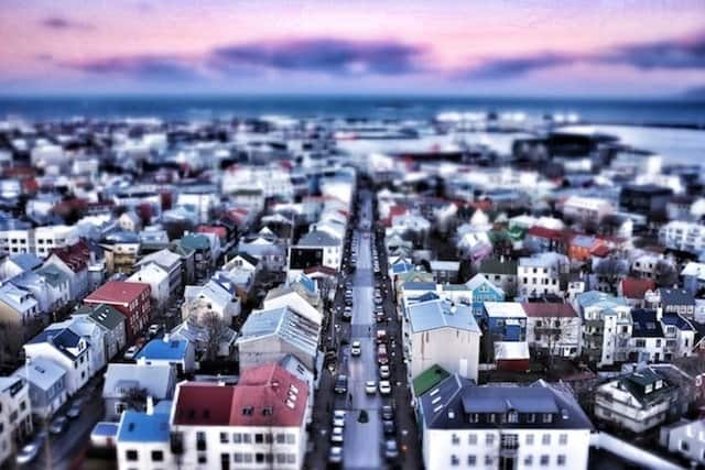 Reykjavik view from Hallgrimskirkja