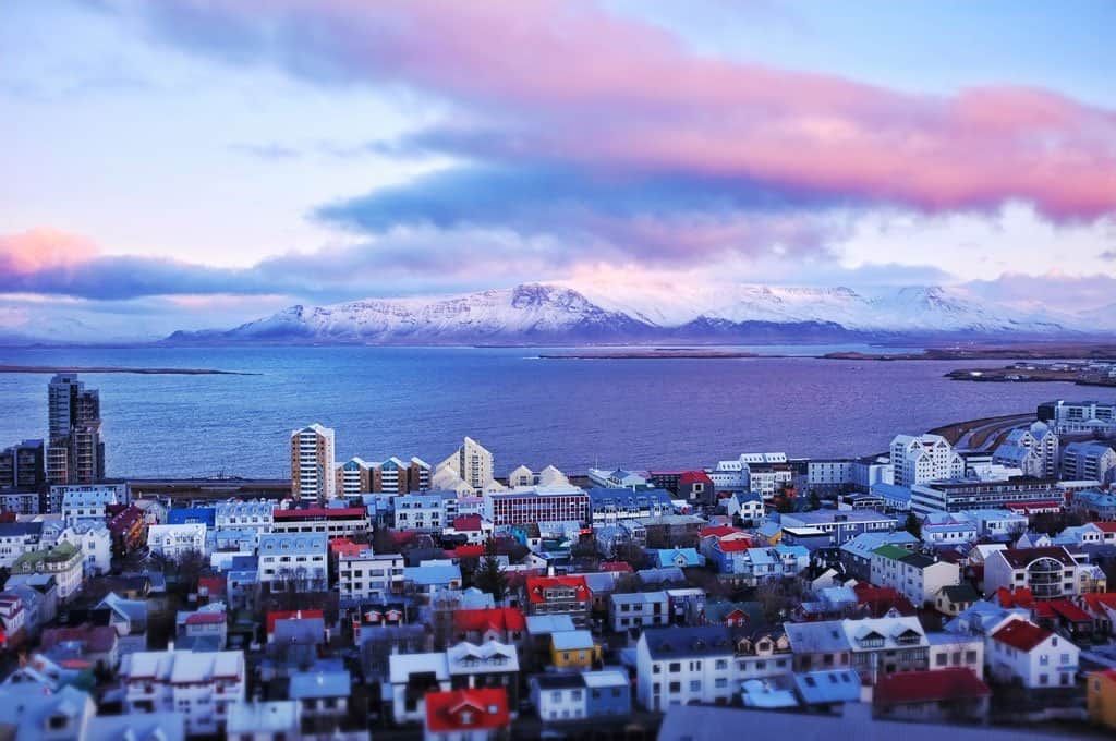 Reykjavik from Hallgrimskirkja, Iceland