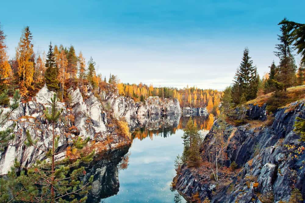 Ruskeala - one of the most beautiful places to visit in Russia