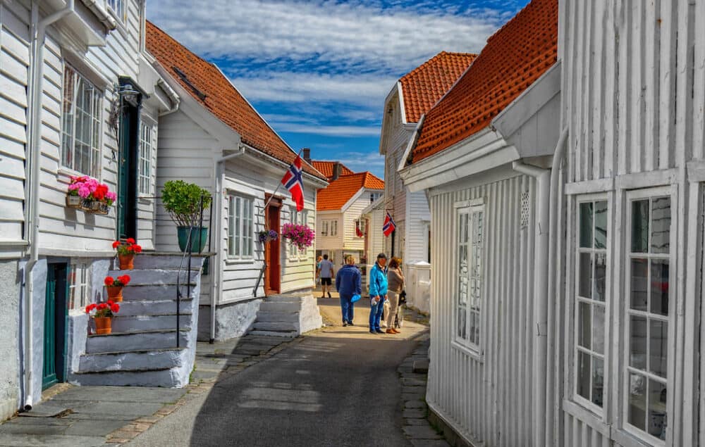 Skudeneshavn - historic town in Norway