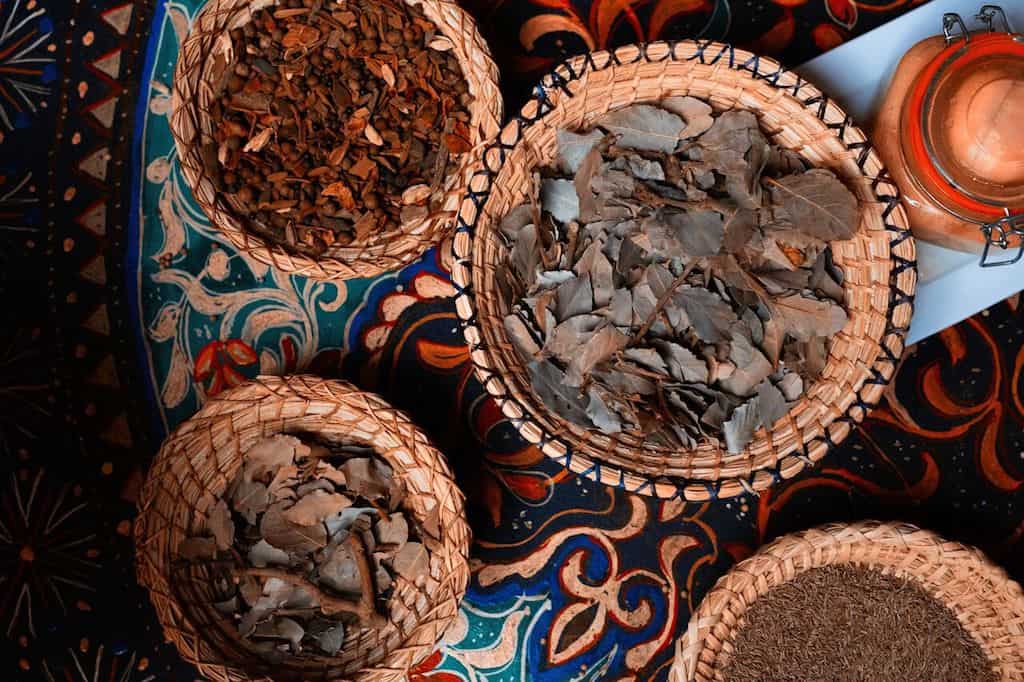 spices in market Marrakech