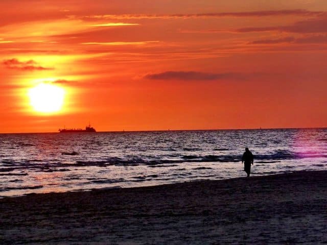 Sunset Liepaja Beach