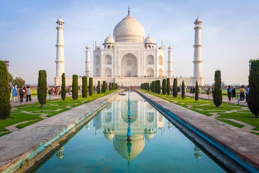 Taj Mahal - most beautiful places in India