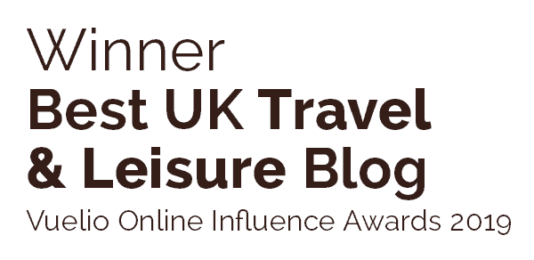 Winner Best UK Travel & Leisure Blog 2019